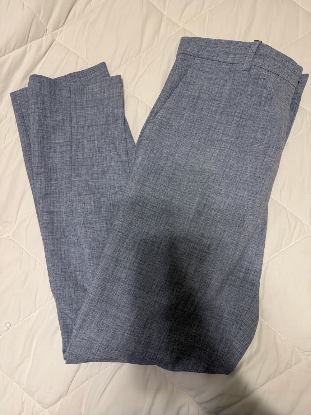 Perry Ellis Light Blue Slim Fit Dress Pants